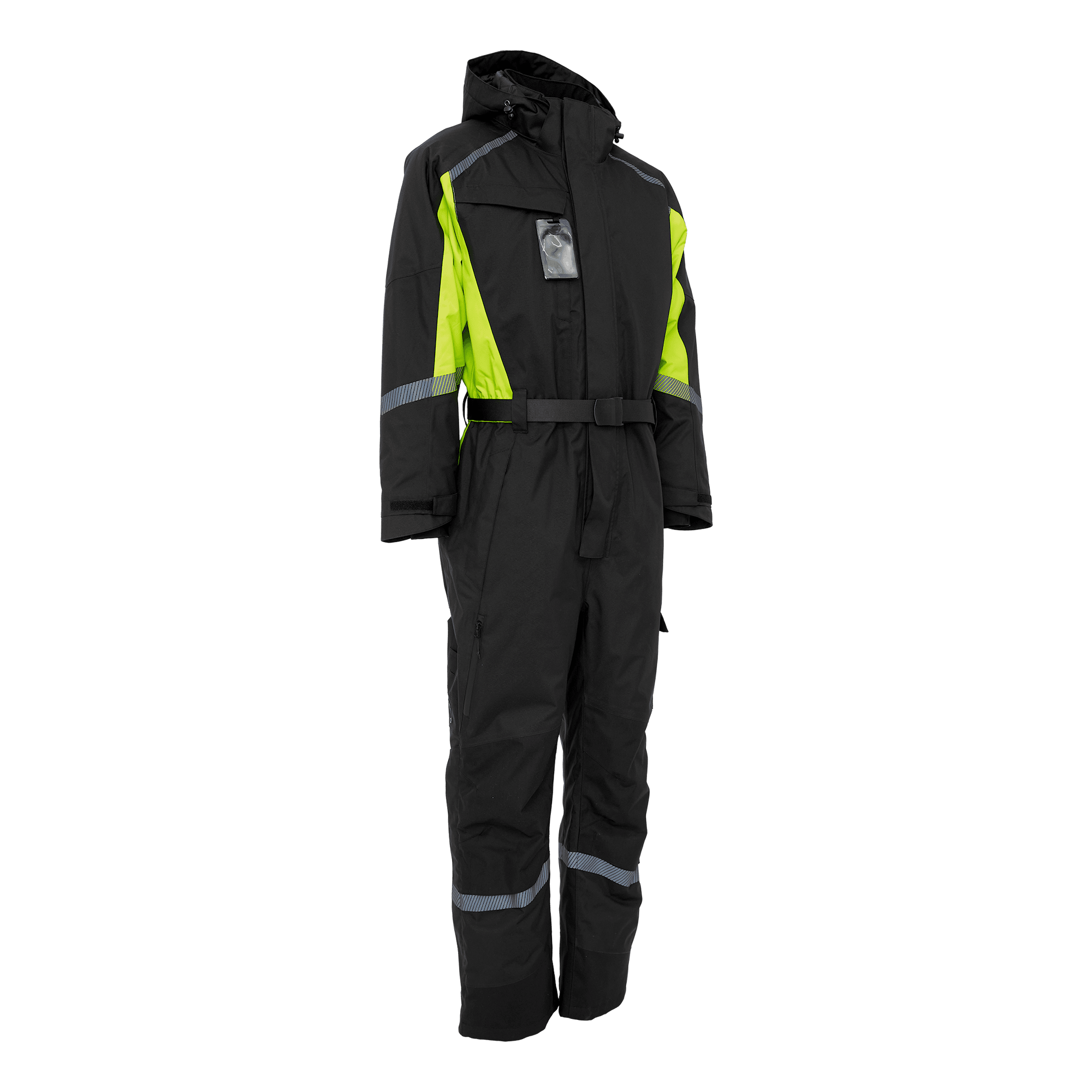 Elka Working Xtreme vinterkedeldragt med recycled for - Sort/gul - 5XL