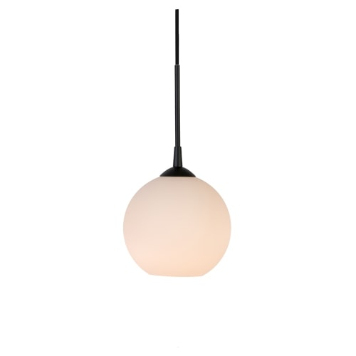 Belid Capo pendel i opalhvid glas Ø20 cm E27 dæmpbar