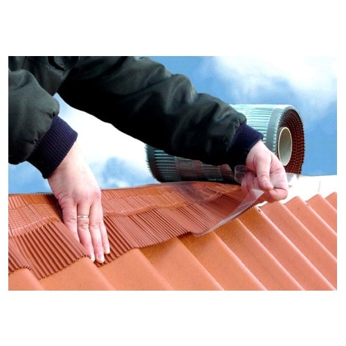 Tacodan universal alu-ventirulle teglrød 330 mm x 5 meter