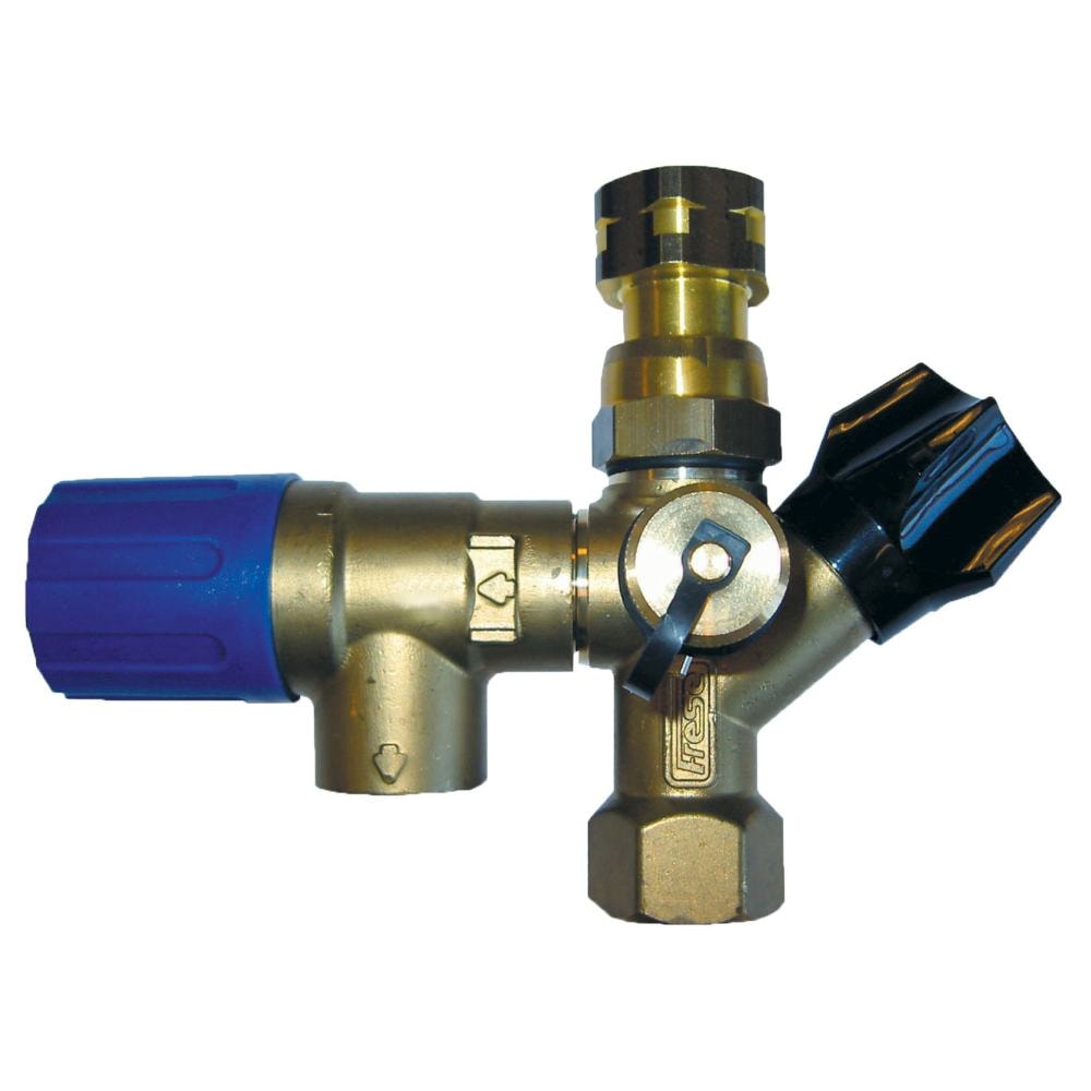 FRESH sikkerhedsaggregat 3/4" 10 bar til vandvarmere