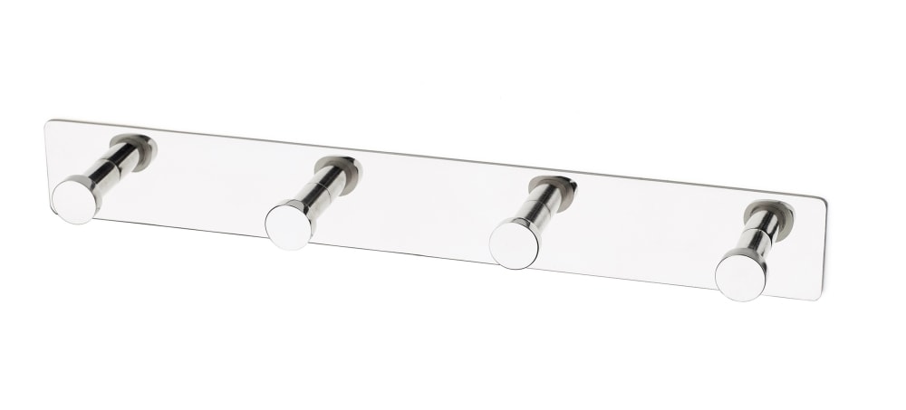 Habo 1368-4 håndklædekroge sort med 4 kroge