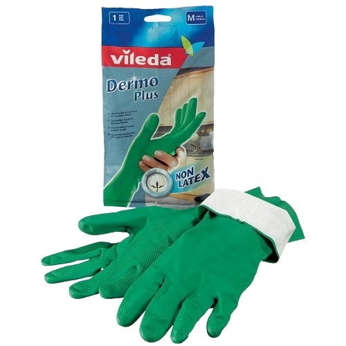 Vileda dermo plus handsker i nitril størrelse M