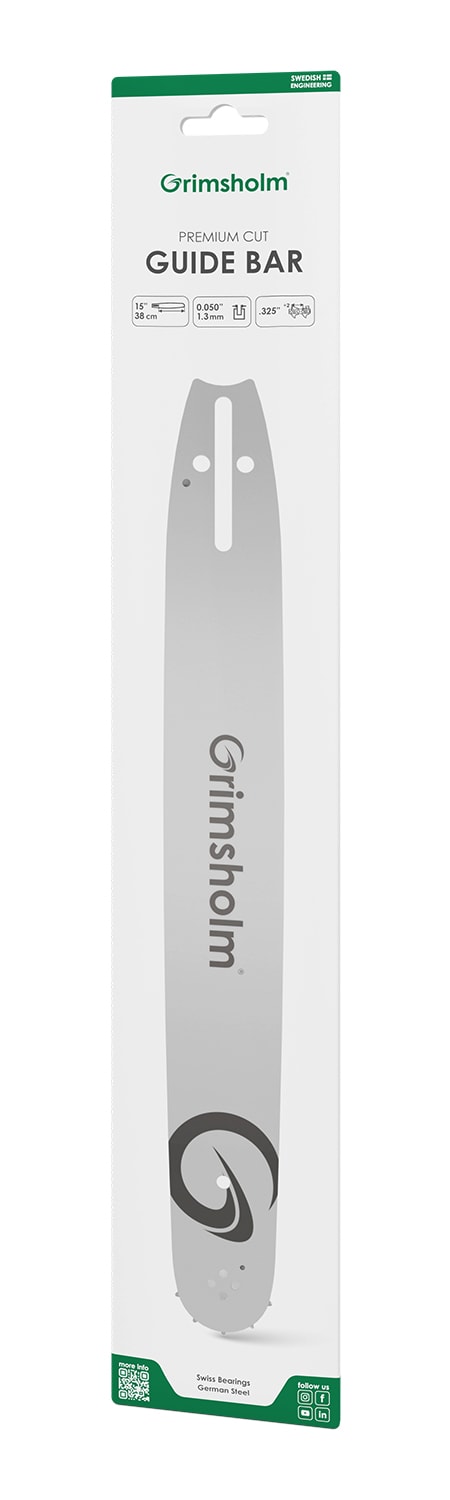 Grimsholm 15" .325" 1.3mm Premium Cut Motorsavskæde