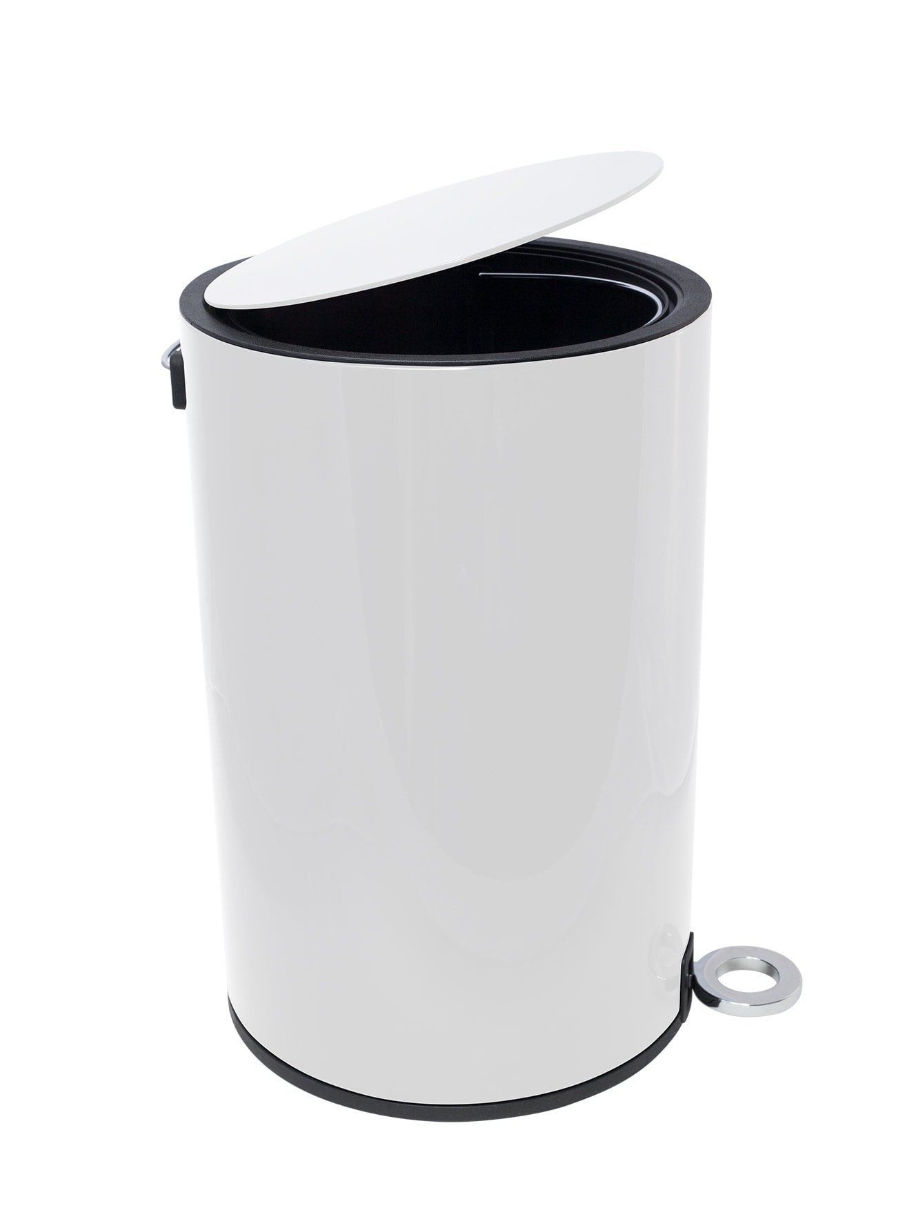 Habo Blossom pedalspand hvid 3L