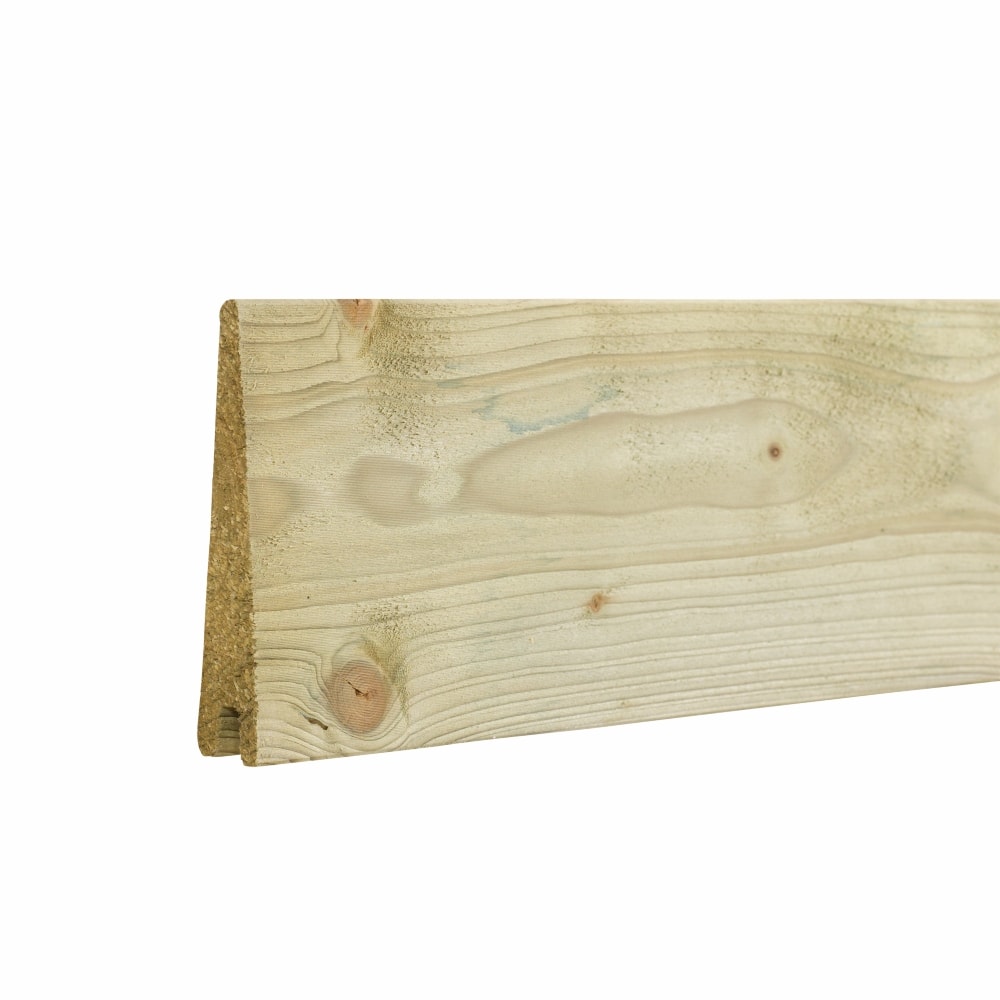 Plus Klink profilbræt trykimprægneret PEFC 27/7,2 x 140 mm Længde 177 cm