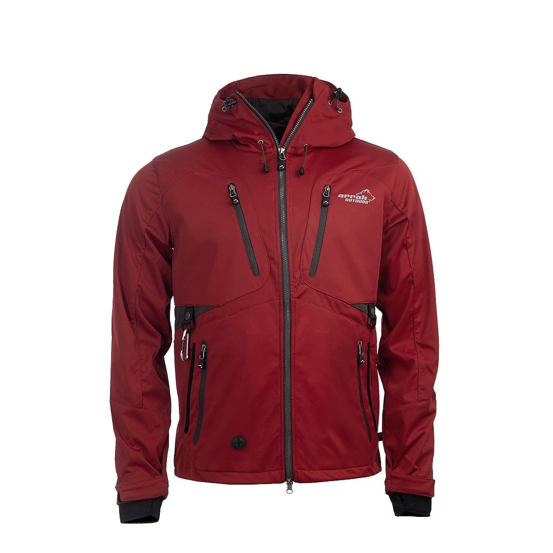 Arrak Outdoor Softshelljacket Akka M Dark red L