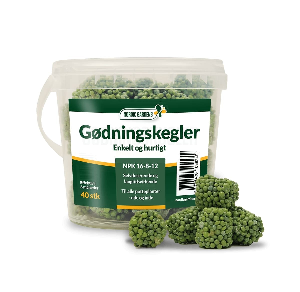 Nordic Gardens Osmocote gødningskegler 40 stk.