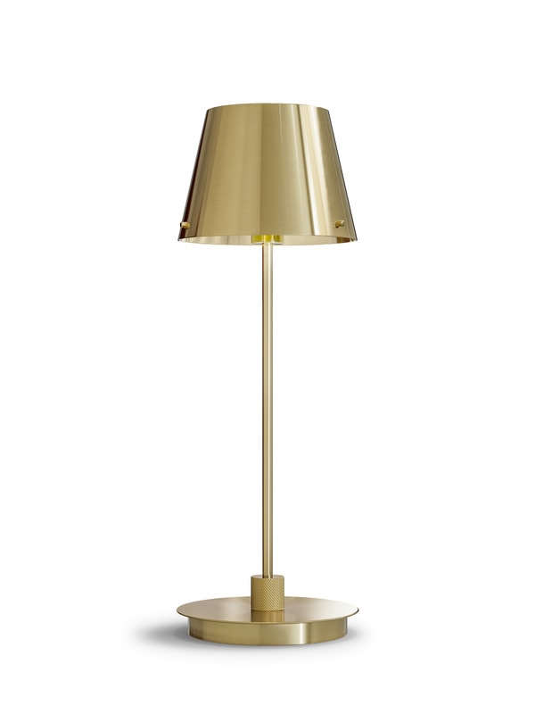 Herstal Gil Il Grande bordlampe messing G9 H37 cm