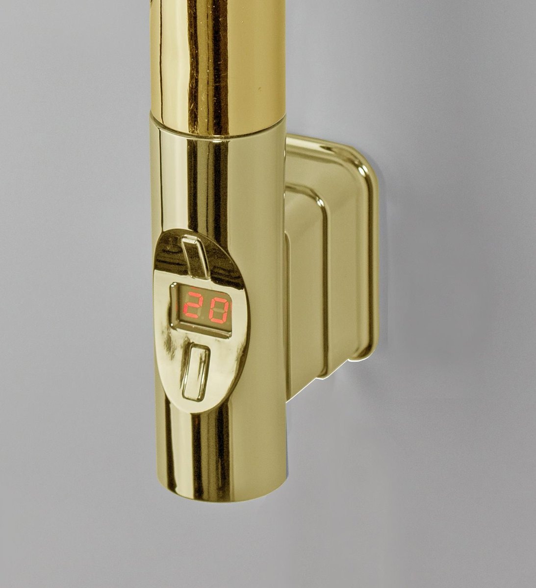 Kriss Nuvo 2 elvarmeelement i guld med rund profil og boost 600 watt