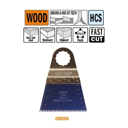 CMT Multicut Supercut HCS klinge til træ og plast 68 mm