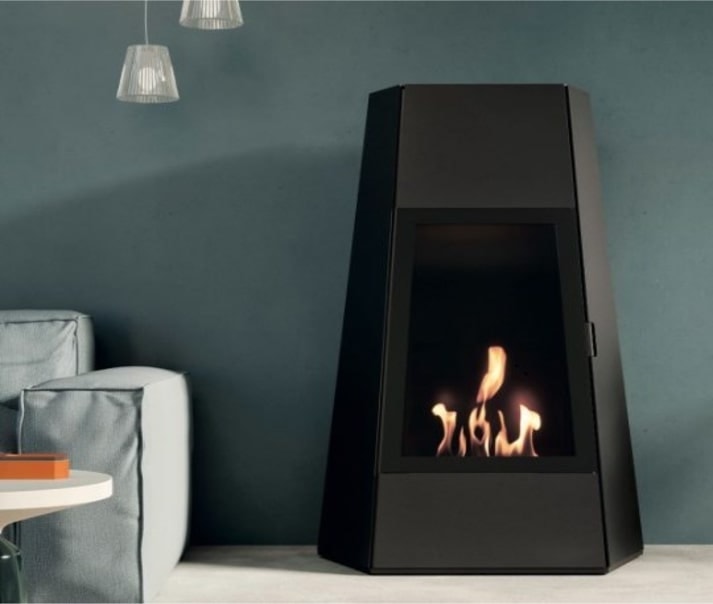 Nortiq Shanghai biopejs i sort, gulvstående