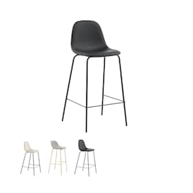 Venture Design Polar barstol i sort/sort