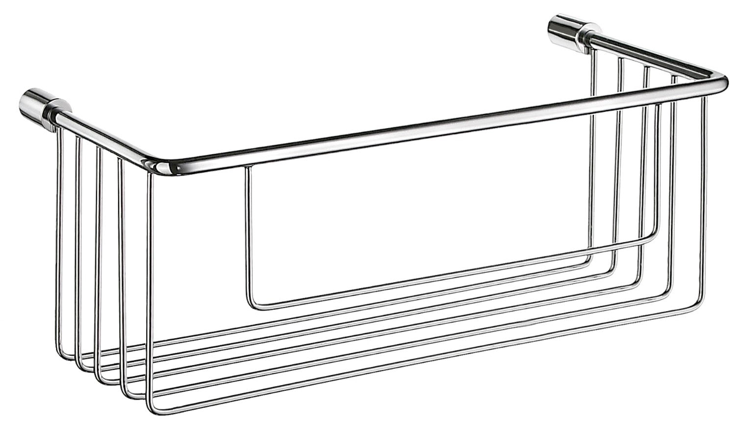 Smedbo Sideline brusekurv krom med hylde 267 x 117 x 105 mm