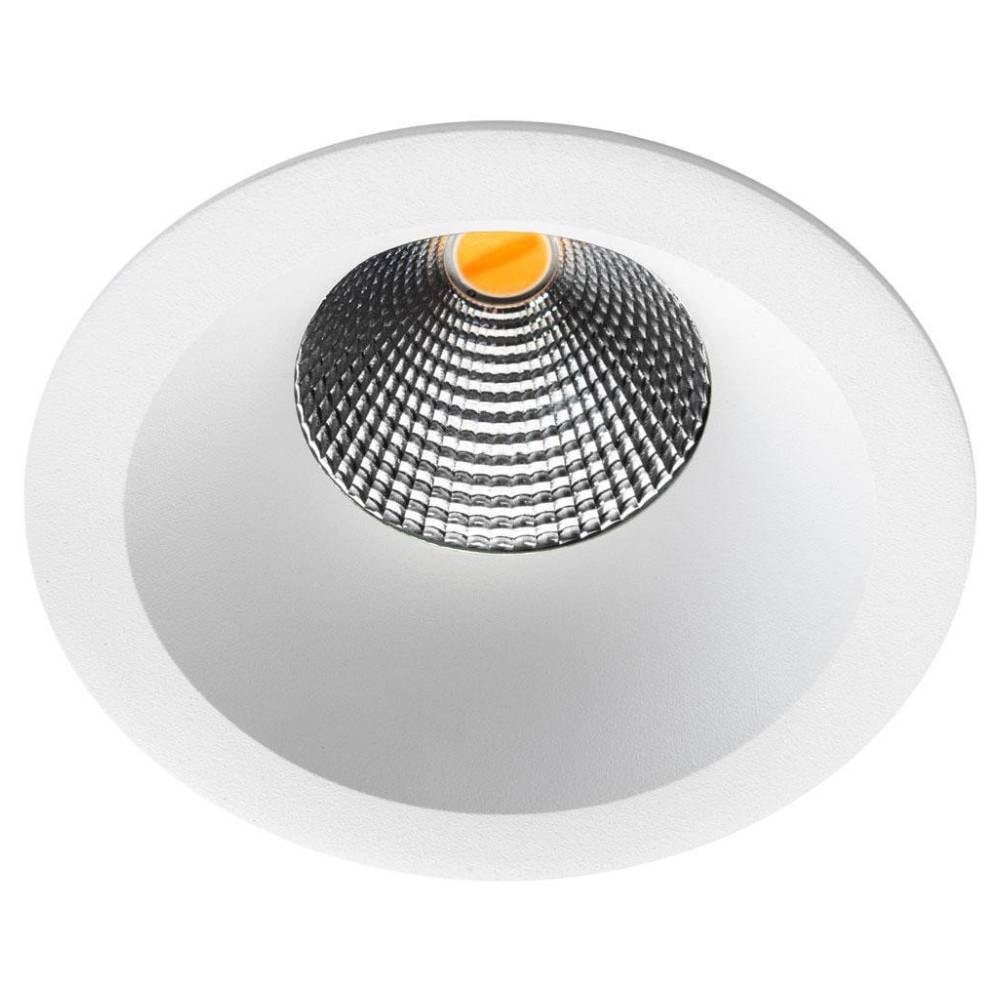 SG Soft Slim IsoSafe DimToWarm LED indbygningsspot i hvid 7W IP54