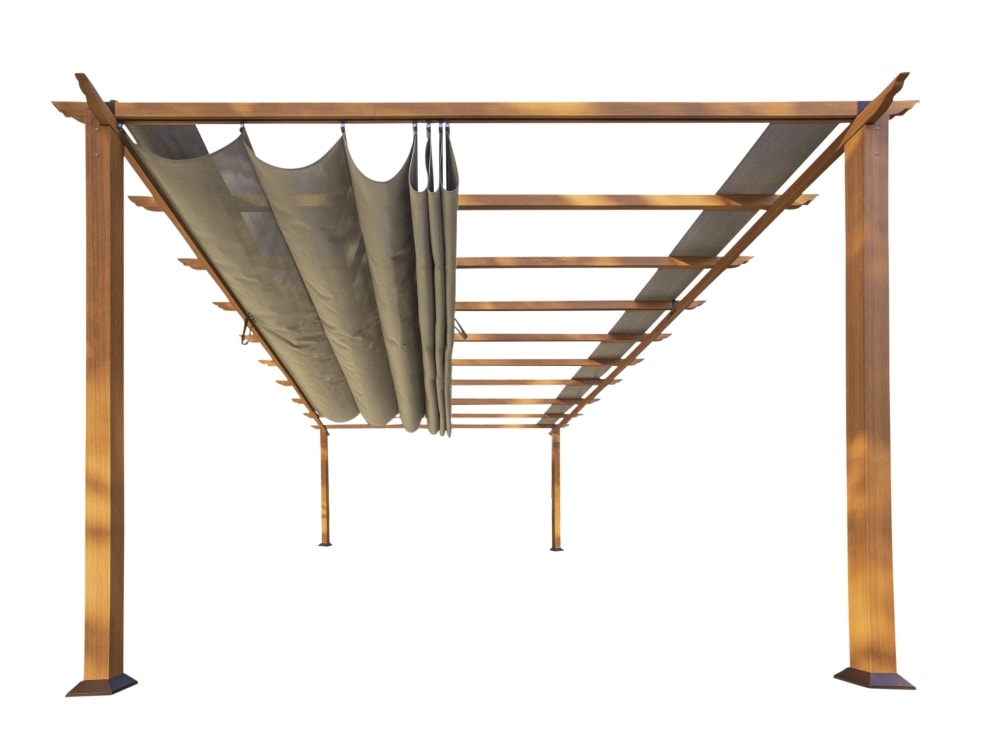 Paragon Outdoor Florenz pergola med solsejl 350 x 505 x 236 cm