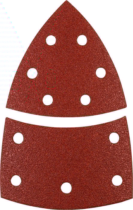 KWB slibepapir til delta/trekantsliber 4xK60/4xK120/4xK180 93 mm 12 stk.