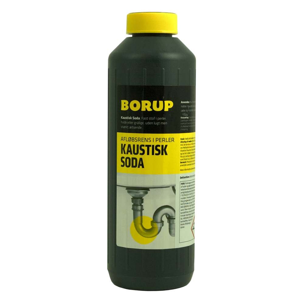 Borup kaustisk soda 1 kg.