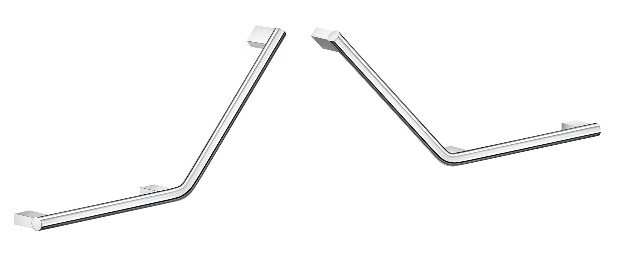Smedbo Living badekarsgreb V-form højre krom 400 x 400 mm