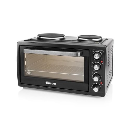 Tristar OV-1443 miniovn med 2 kogeplader 3100 watt 38 liter