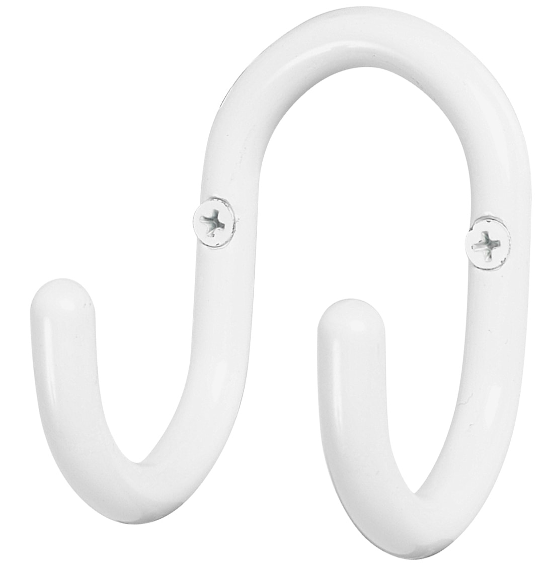 Home It® double coat hook Ø 10 mm x 6 x 6 x 8 cm white