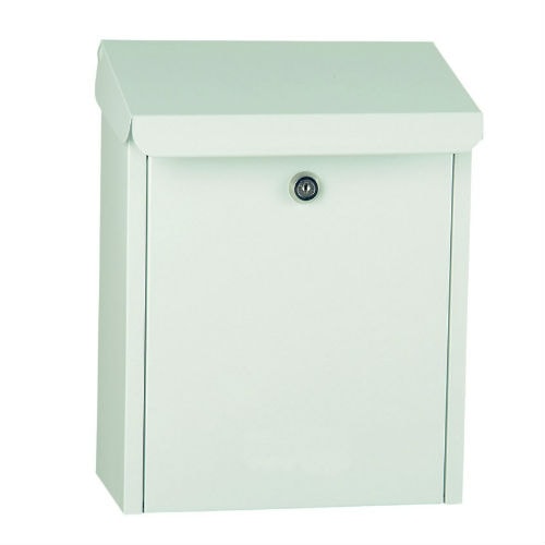 MEFA Bosca 35 postkasse i trafik hvid med lille sikkerhedslås