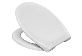Nortiq iSeat Evia toiletsæde hvid med soft close og take off 44,7 x 37,5 cm