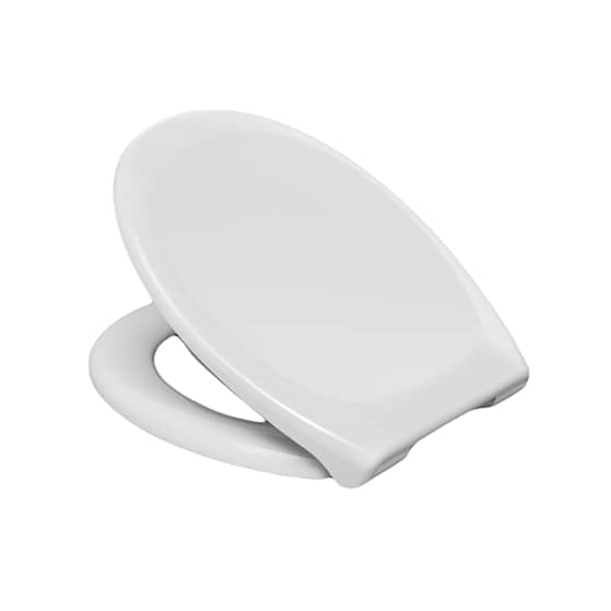 Nortiq iSeat Evia toiletsæde hvid med soft close og take off 44,7 x 37,5 cm