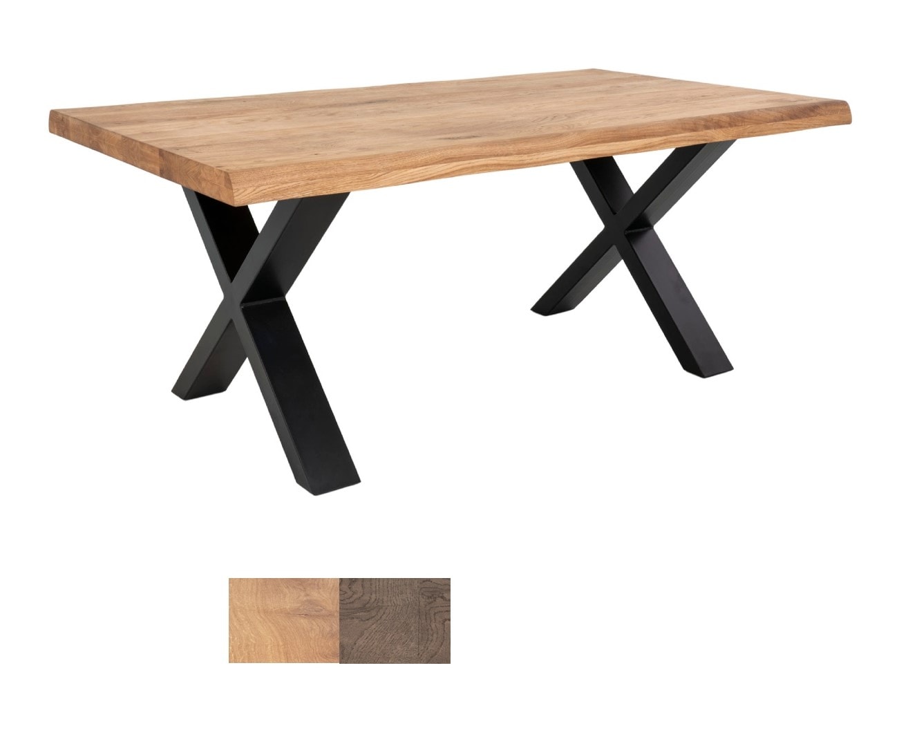 House Nordic Toulon sofabord i olieret eg, bølget kant 120 x 70 x H50 cm