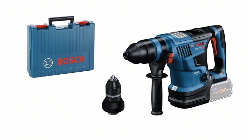 Bosch Batteridrevet borehammer BITURBO med SDS plus GBH 18V-34 CF Professional Solo med dybdeanslag