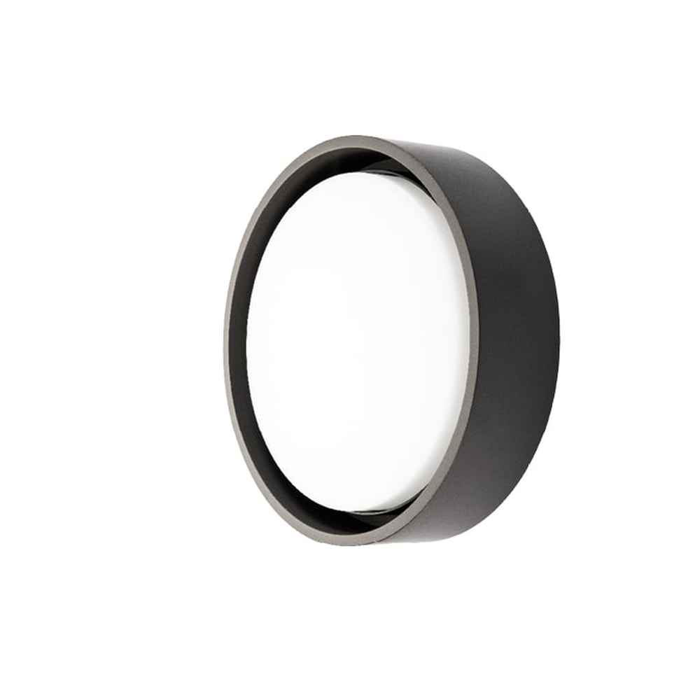 SG Frame Round LED væglampe i grafit 22W 3000K IP66