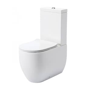 Lavabo FLO gulvstående toilet i hvid porcelæn med tech overfladebehandling