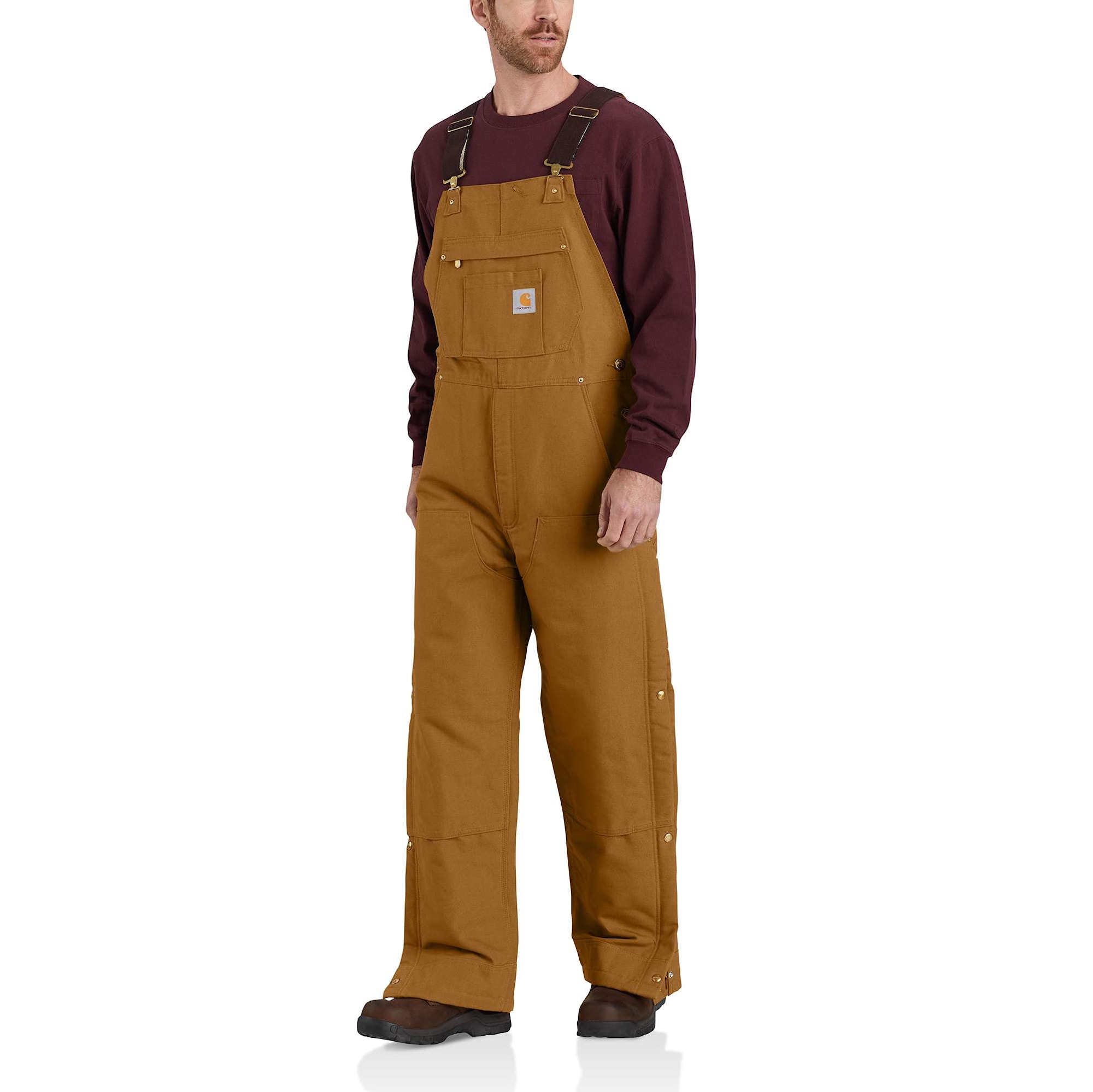 Carhartt Insulated Bib Overall Men's Carhartt® Brown XXL