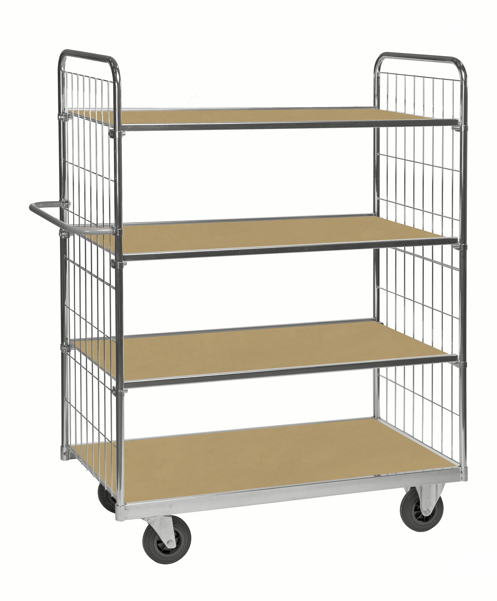 Kongamek elektrogalvaniseret ESD hyldevogn 9000-serien KM9000-4M-ESDB