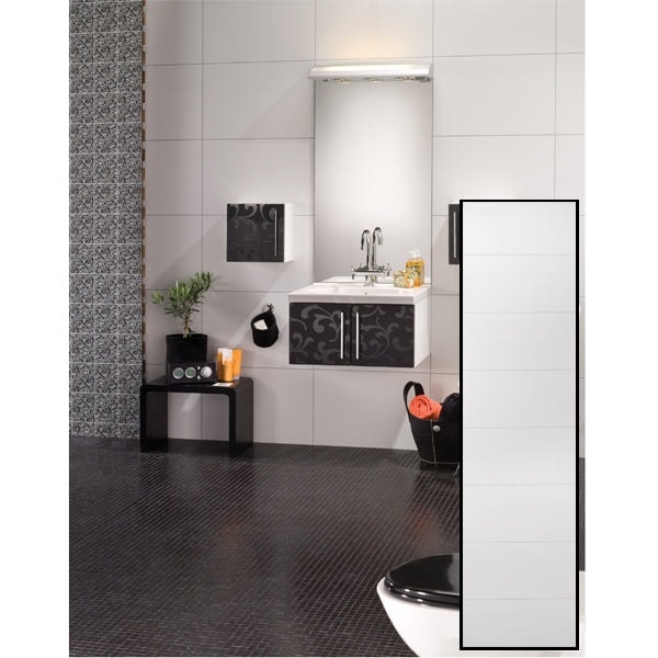 Fibo vådrumspanel 3091-M63 HG Denv. White Fortissimo, 2 stk. 11x620x2400mm