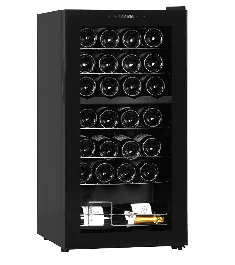 Cavin Northern Collection 28 Black fritstående vinkøleskab