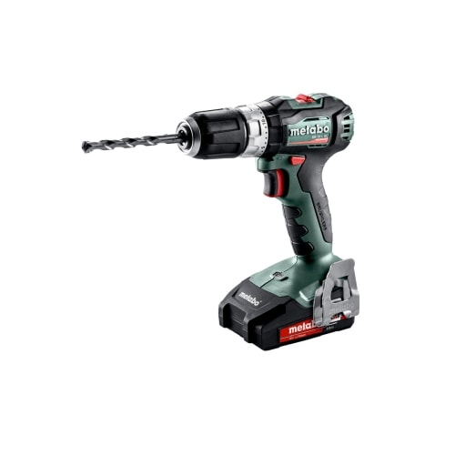 Metabo SB 18 L BL slagboremaskine 18V med 2 x 2,0 Ah batteri og lader