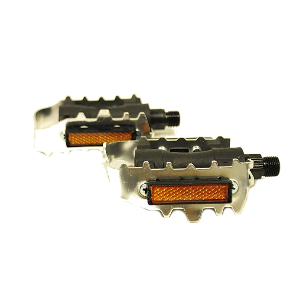 Urban MTB pedaler med riller og reflekser