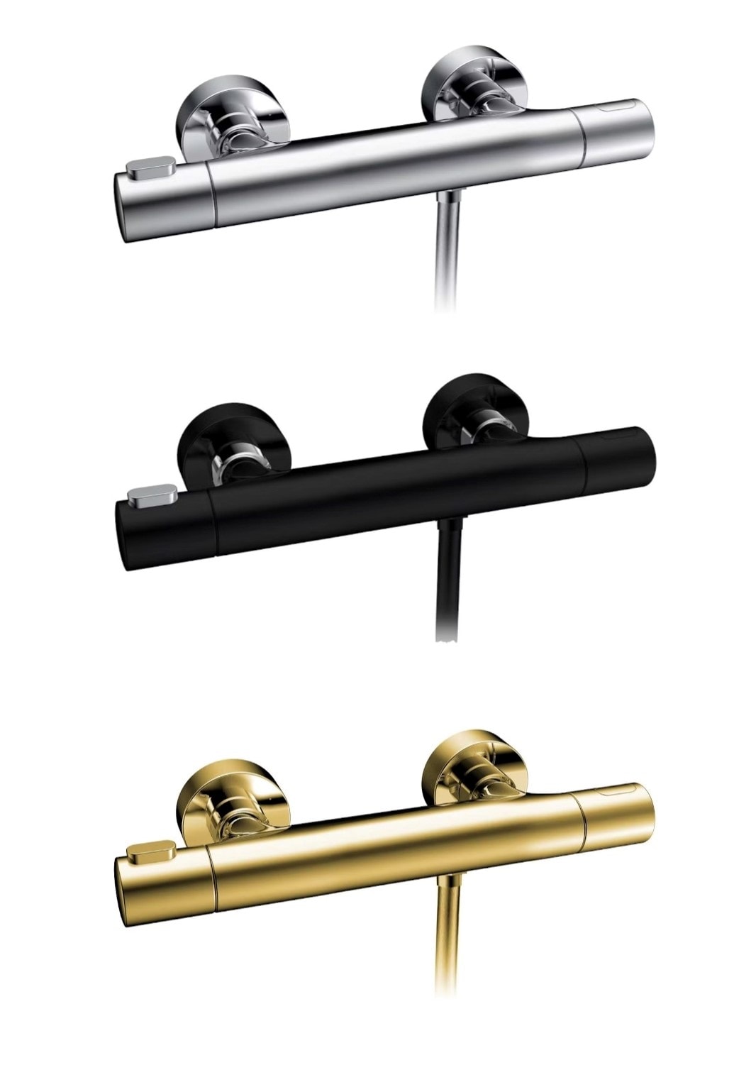 Bathlife Brusa termostatarmatur til brus i messing