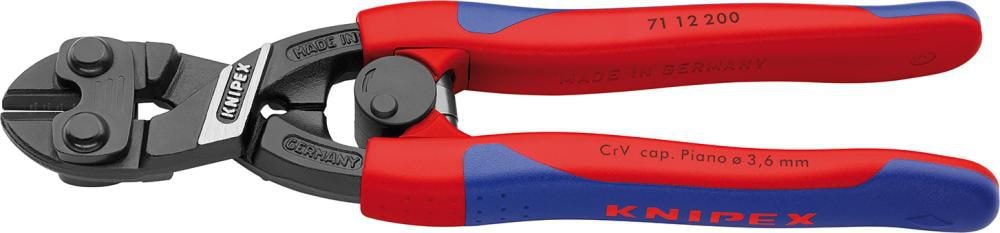 Knipex CoBolt boltsaks kompakt med fjeder sort atramenteret 200 mm