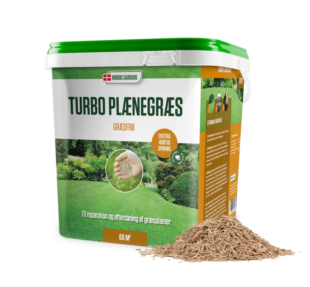 Nordic Gardens Turbo plænegræs 5 liter