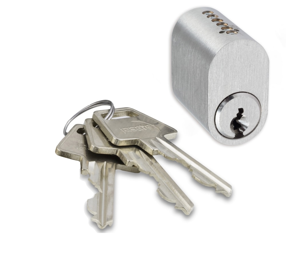 Jasa oval cylinder system 11 inkl. 3 nøgler