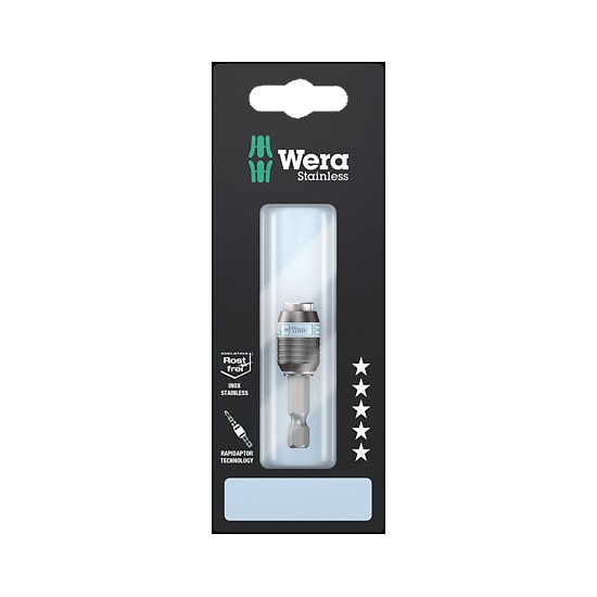 Wera B3888/4/1 K SB Rapidaptor bitsholder rustfri 1 stk.