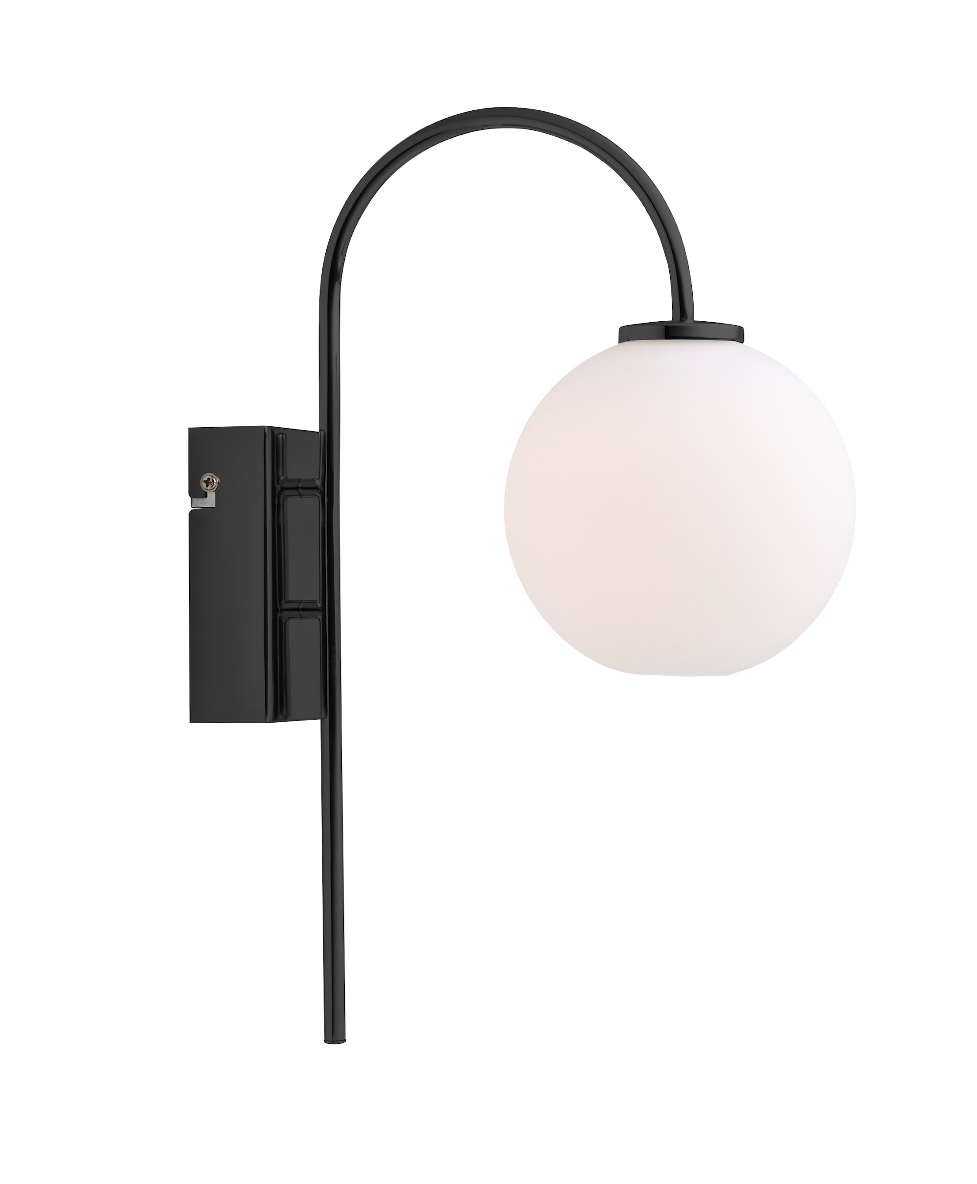 Herstal Ballon væglampe i sort G9 dæmpbar