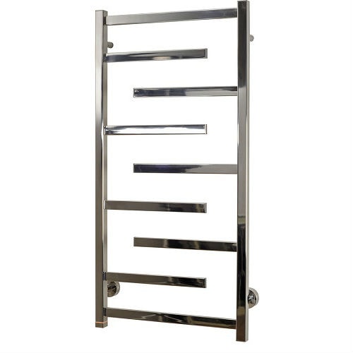 Kriss Luna elektrisk håndklædetørrer i poleret stål 1000 x 500 mm 60 Watt