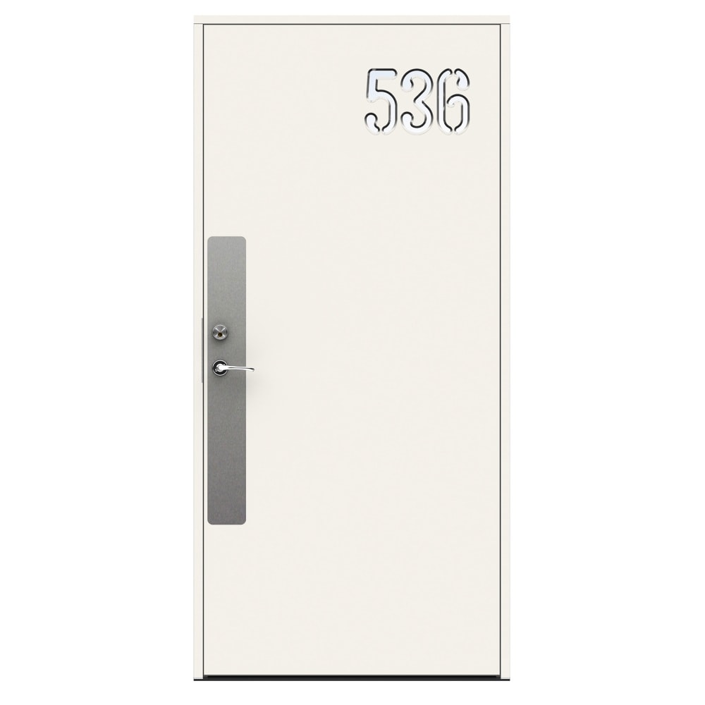 Yderdør, Swedoor Character CIFRO Indadg. m/ karm HVID H. Udv. karmmål 948x2115 mm