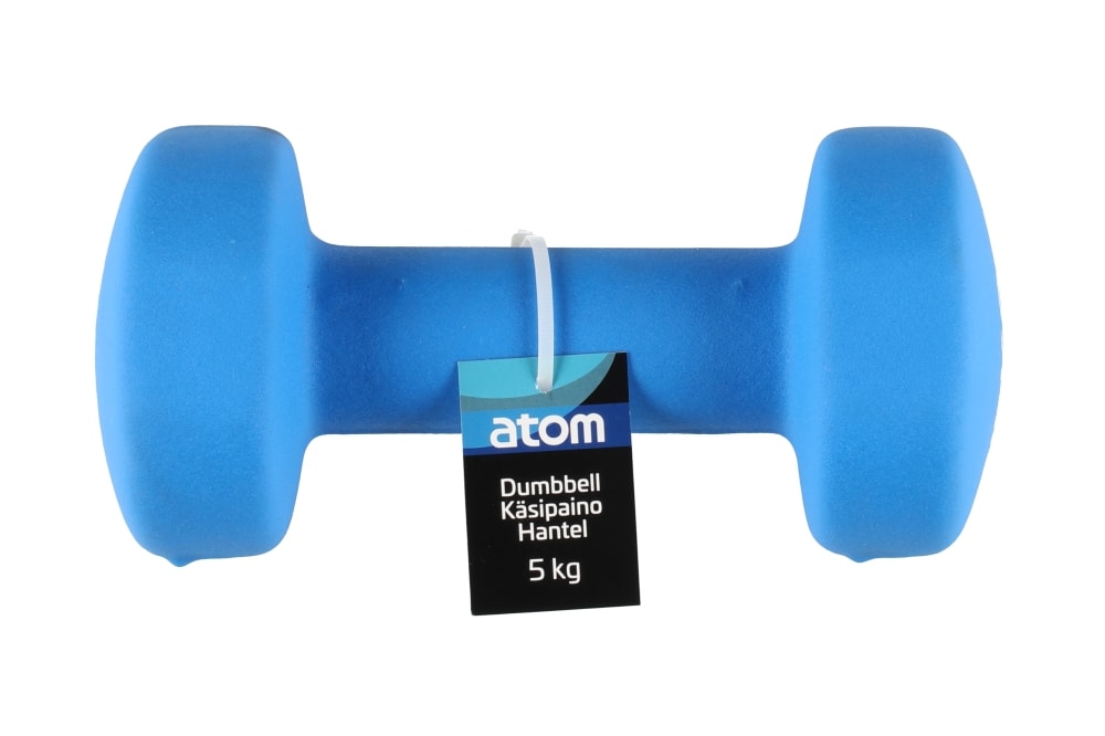 Atom Sports Dumbbell håndvægt i neopren 5 kg