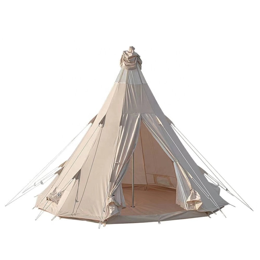 Blue Moose Glamping Teepee telt Ø5 x 3,5 meter - Telt, Camping