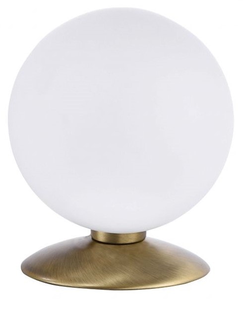 Paul Neuhaus Bubba LED bordlampe mat messing/opal dæmpbar