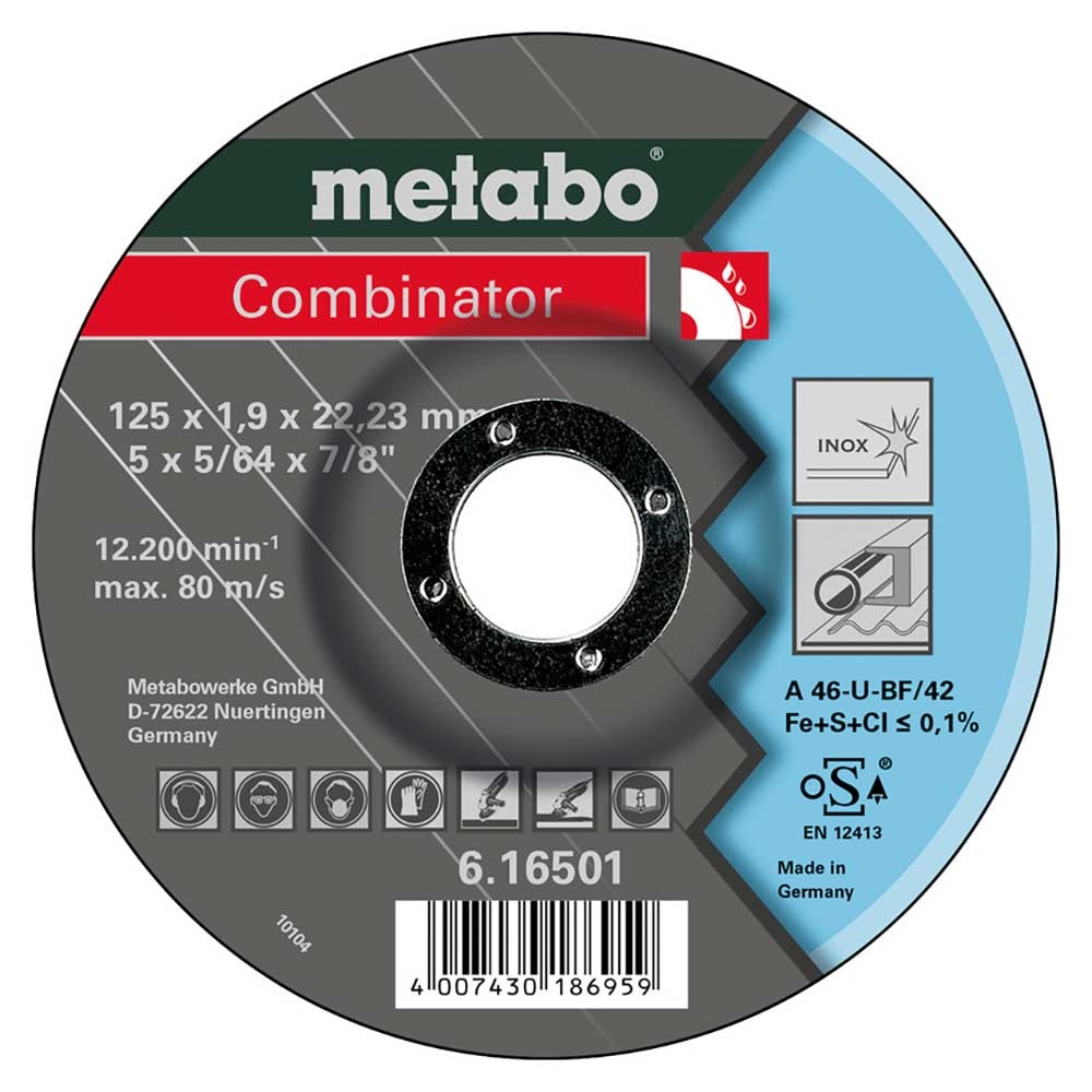 Combinator 125x1,9x22,23 Inox, TF 42