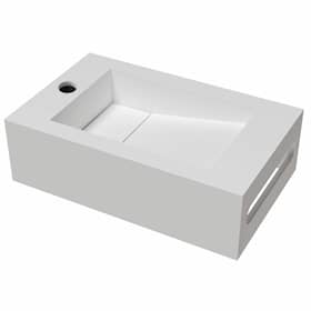 Lavabo Asti Solid Surface 31x50 håndvask i hvid